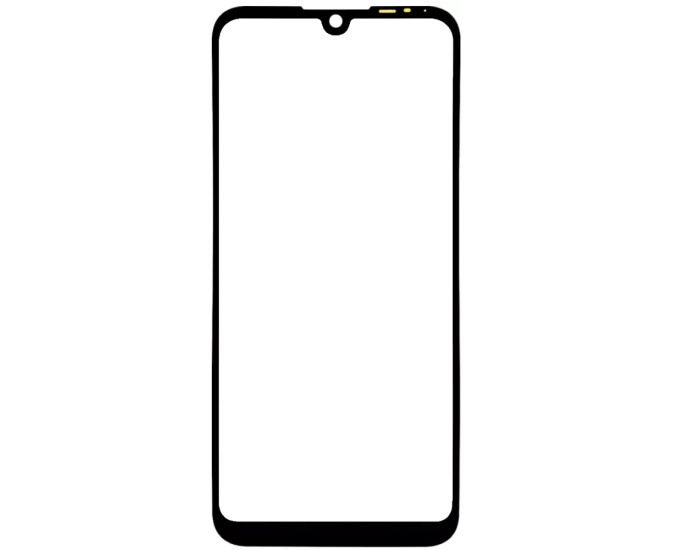 Стекло фронтальное с OCA-пленкой  ZTE Blade A7 2019 /A7 2020 /A5 2020, черное c олеофобным покрытием