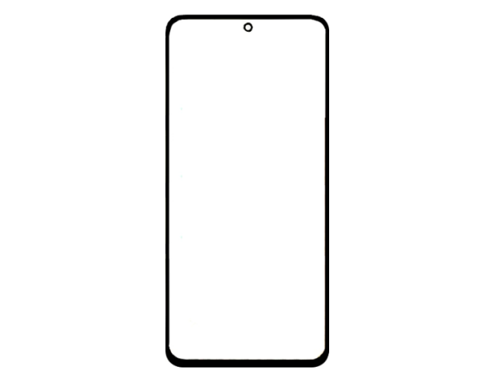 Стекло фронтальное с OCA-пленкой ZTE Blade V40s, черное