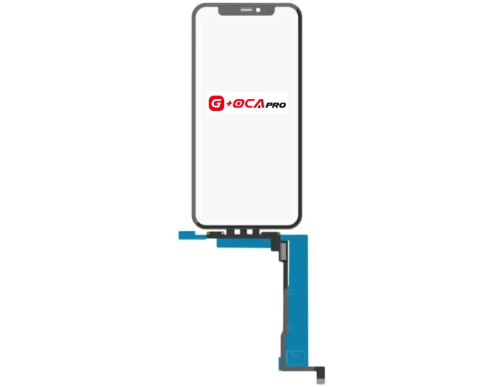Сенсор Apple iPhone 11 Pro Max, с OCA-пленкой, с микросхемой, черный, оригинал G+OCA PRo