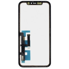 Сенсор Apple iPhone 11, с OCA-пленкой с сеткой динамика, черный, оригинал