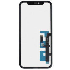 Сенсор Apple iPhone 11, с OCA-пленкой с сеткой динамика, черный, оригинал