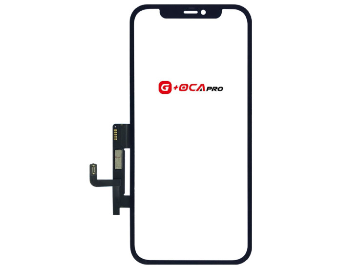 Сенсор Apple iPhone 12 /12 Pro, с OCA-пленкой, с микросхемой, черный, оригинал G+OCA PRo