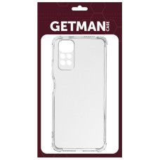 Чехол-силикон Getman Ease logo усиленные углы Xiaomi Mi10T/Mi10T Pro, Прозрачный