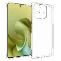 Чохол-силікон Getman Ease logo посилені кути Motorola G56 5G, Прозорий