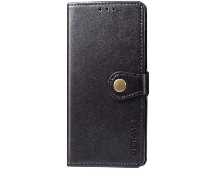 Чохол-книга шкіряний GETMAN Gallant Xiaomi Redmi Note 9 /Redmi 10X, Black