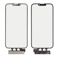 Сенсор Apple iPhone 14 Pro, з OCA, з рамкою без мікросхеми, чорний Musttby