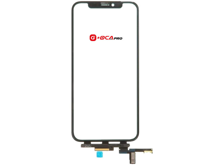 Сенсор Apple iPhone XS, с OCA, с коротким шлейфом, черный, оригинал G+OCA PRo