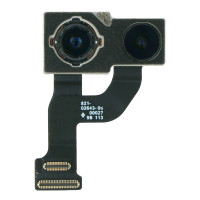 Камера для iPhone 12, 12MP+12MP, з шлейфом, основна, задня, оригінал