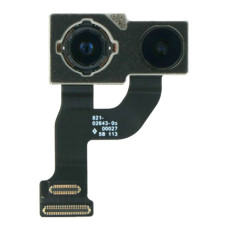 Камера для iPhone 12, 12MP+12MP, з шлейфом, основна, задня, оригінал