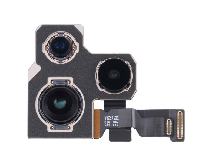 Камера для iPhone 14 Pro Max, 48MP+12MP+12MP, со шлейфом, основная, оригинал