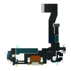 Шлейф для iPhone 12 /12 Pro, коннектора наушников, коннектора зарядки, белый