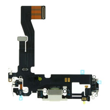 Шлейф для iPhone 12 /12 Pro, коннектора наушников, коннектора зарядки, белый