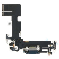 Шлейф для iPhone 13, коннектора наушников, коннектора зарядки, черный