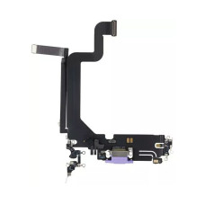 Шлейф для iPhone 14 Plus, коннектора зарядки, синхронизации, Purple, оригинал