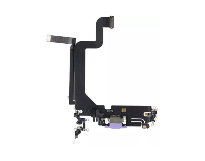 Шлейф для iPhone 14 Plus, коннектора зарядки, синхронизации, Purple, оригинал