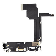 Шлейф для iPhone 15 Pro Max, коннектора зарядки, синхронизации, Black Titanium, оригинал снятый