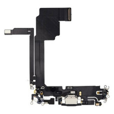 Шлейф для iPhone 15 Pro Max, коннектора зарядки, синхронизации, Black Titanium, оригинал снятый