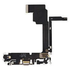 Шлейф для iPhone 15 Pro Max, коннектора зарядки, синхронизации, Natural Titanium, оригинал снятый