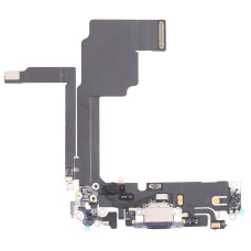 Шлейф для iPhone 15 Pro, коннектора наушников, коннектора зарядки, Blue