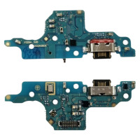 Шлейф для Motorola Moto G15 4G, конектора зарядки, мікрофона, з компонентами, High Copy