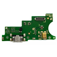 Шлейф для Motorola XT2053-1-2-3 Moto E6s 2020, коннектора зарядки, микрофона, с компонентами