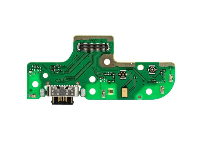 Шлейф для Motorola XT2091-3 Moto G9 Power, конектора зарядки, мікрофона з компонентами