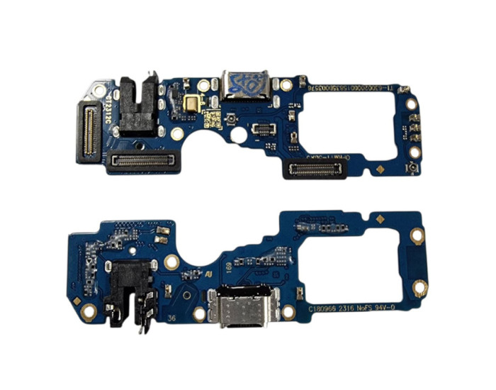 Шлейф для Realme 11 5G, конектора зарядки з роз'ємом навушників, з мікрофоном, High copy