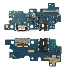 Шлейф для Samsung A307 A30S, микрофона, коннектора зарядки, оригинал