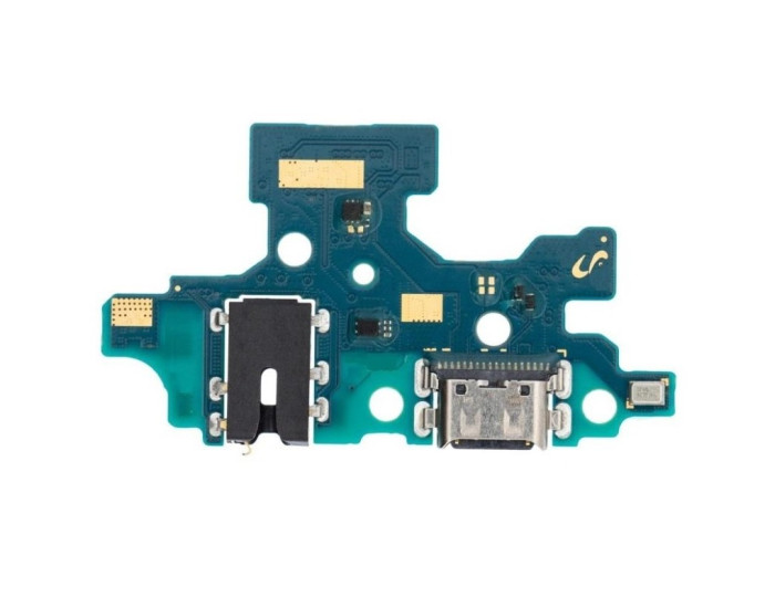 Шлейф для Samsung A415F A41, микрофона, коннектора наушников, коннектора зарядки