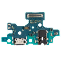 Шлейф для Samsung A415F A41, микрофона, коннектора наушников, коннектора зарядки