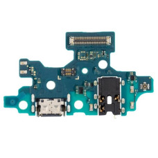 Шлейф для Samsung A415F A41, микрофона, коннектора наушников, коннектора зарядки