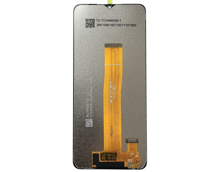 Дисплей с сенсорным экраном (модуль) Samsung M127 Galaxy M12, черный, оригинал, сервисная упаковка GH82-220227A