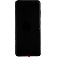 Дисплей з сенсорним екраном (модуль) Samsung G980 Galaxy S20, чорний з рамкою, оригінал