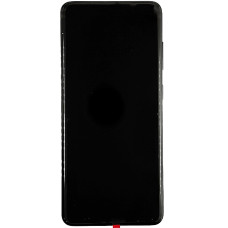 Дисплей с сенсорным экраном (модуль) Samsung G980 Galaxy S20, черный с рамкой, оригинал