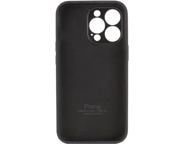 Чехол-силикон оригинал Full Camera Soft Matte iPhone 12 Pro Max, Black