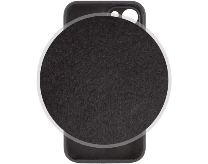 Чехол-силикон оригинал Square Cover Soft Matte Full Camera iPhone 11 Pro Max, Черный