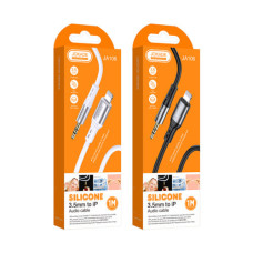 Кабель AUX to Lightning Jokade JA106 LINGYUE (3,5мм 1м) белый