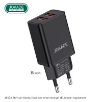 Сетевое зарядное устройство Jokade JB023 Shiyuan (3A/2USB-A) Черный