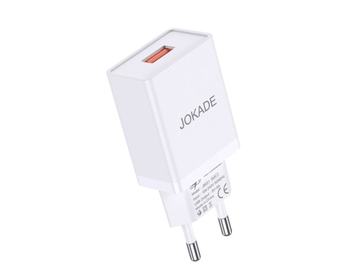 Мережеве зарядний пристрій Jokade JB047 XUETI (3A/USB-A) Білий