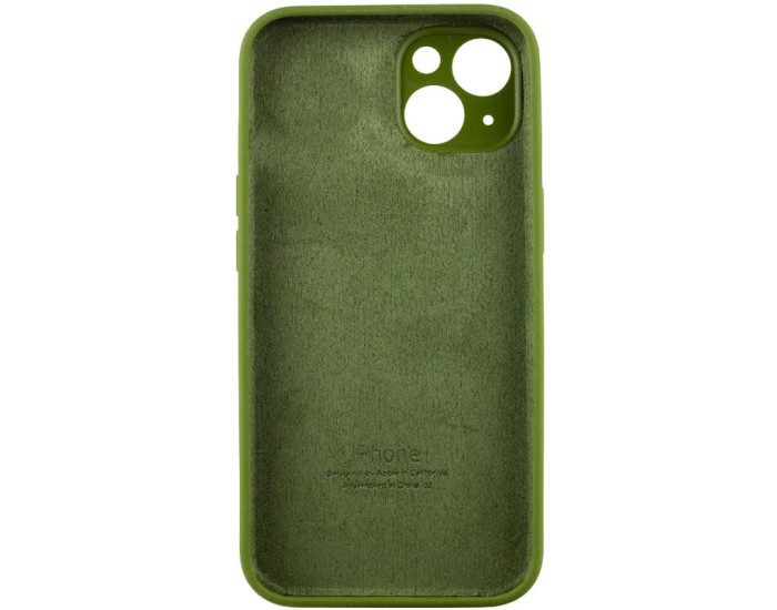 Чехол-силикон оригинал Full Camera Soft Matte iPhone 13, Olive