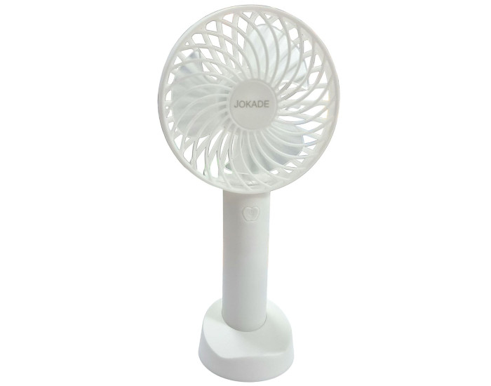 Вентилятор Jokade JF035 BOLAN Портативний ручний (Білий / White)