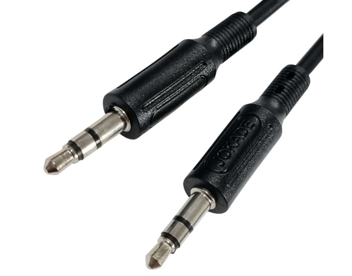 Кабель AUX Jokade JA107 RUIDA 1m. (Чорний / Black)