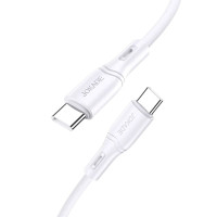 Кабель USB-C Jokade JA035 JINKE series Sillicone (PD100W/1m) Type-C to Type-C Білий