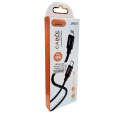 Кабель USB Jokade JA041 Type-C to Lightning PD30W smart charging (2m) чорний