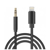 Кабель AUX to Lightning (3,5мм 1м) черный