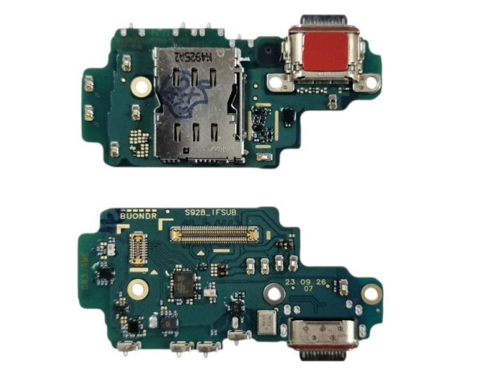 Шлейф для Samsung S928 Galaxy S24 Ultra, коннектора зарядки, оригинал Type-C