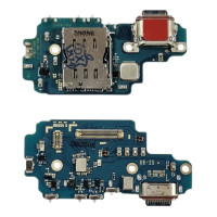 Шлейф для Samsung S908 Galaxy S22 Ultra 5G, конектора зарядки з роз'ємом Sim-карты, з мікрофоном, оригінал
