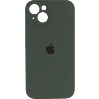 Чехол-силикон оригинал Full Camera Soft Matte iPhone 14, Dark green