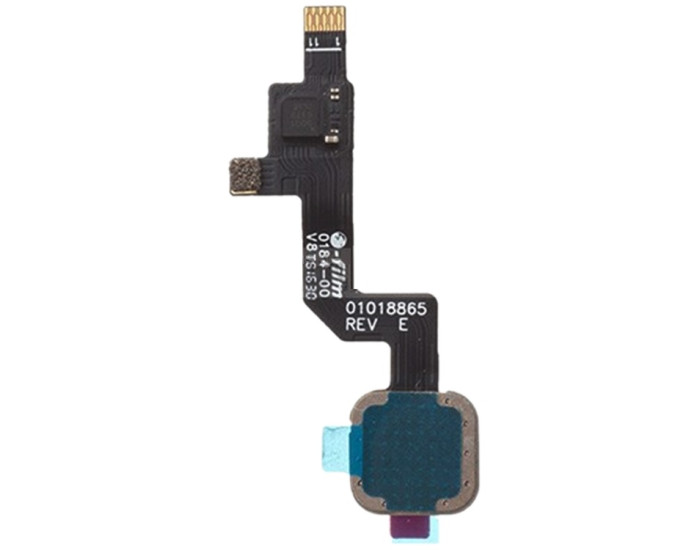 Шлейф для Motorola XT1650, сканер відбитка пальця (Touch ID) Gold/White