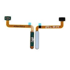 Шлейф для Samsung A23 4G/5G /A235 /A236, кнопки включения, сканер отпечатка пальца (Touch ID) Lite Blue